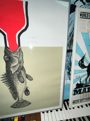 Collectible Charles Smith wine posters limited edition 11/15 and signed