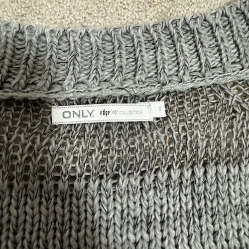 Only elegant knitted cardigan gray like new