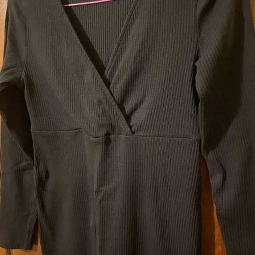 Black elastic dress Vero Moda like new, thin fabric, size S