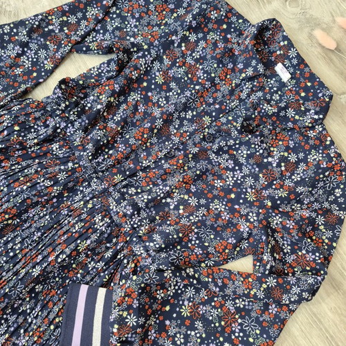 HEMA Girl's Dress 134/140 cm like new, floral print