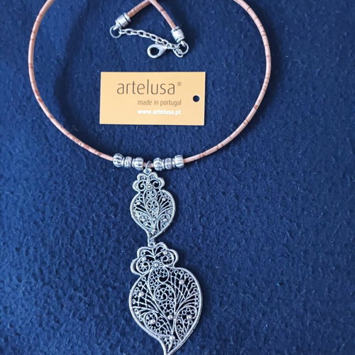Artelusa Heart of Viana filigree pendant new