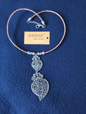 Artelusa Heart of Viana filigree pendant new