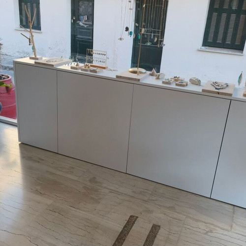 Store Display Cabinet used, custom melamine construction