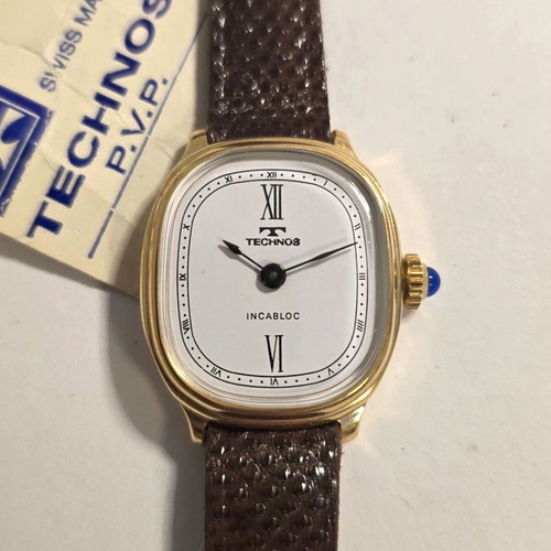 Technos Ellipse Swiss wristwatch, NOS, caliber AS 1977-2
