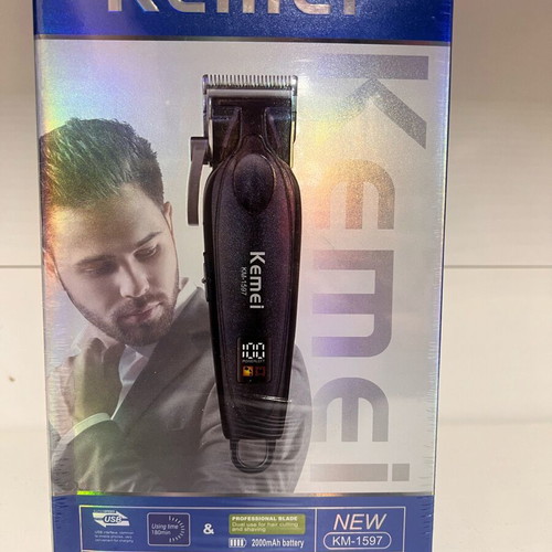 Kemei KM-1597 rechargeable professional hair clipper new