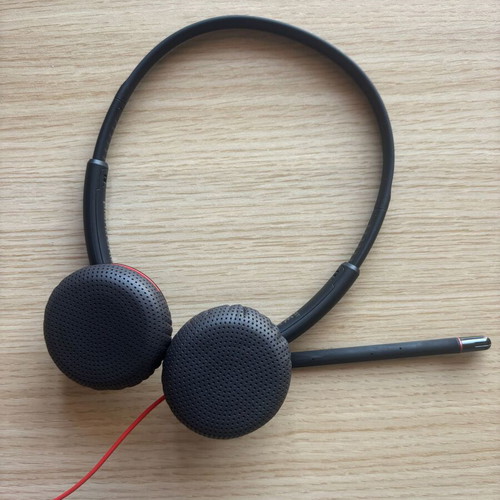 Plantronics Blackwire C3200 office headset with microphone, wired