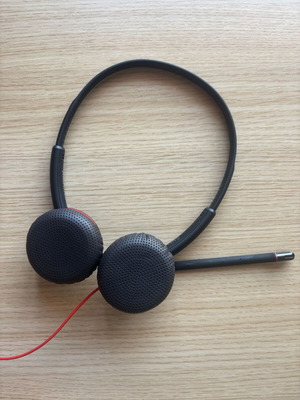 Plantronics Blackwire C3200 office headset with microphone, wired