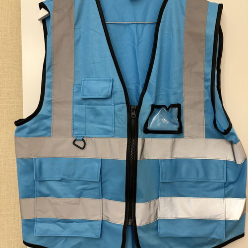 Reflective Safety Vest XL with Pockets new, blue