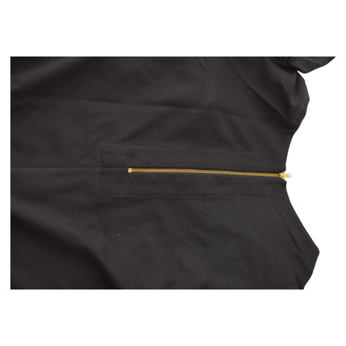French Connection black dress with long sleeves and V neckline size 12 used
