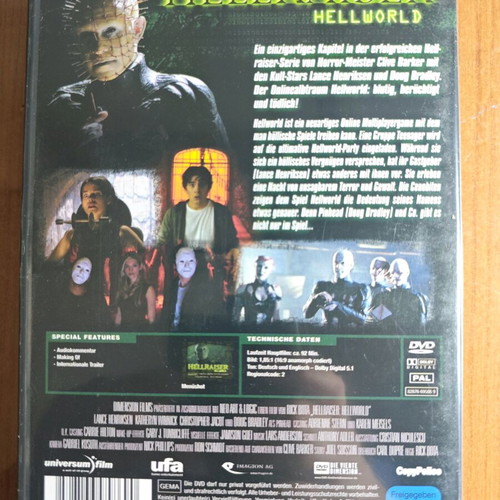 Hellraiser Hellworld DVD like new, horror movie