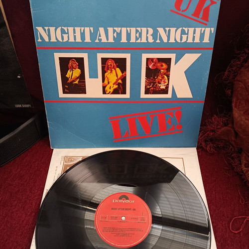 UK Night After Night vinyl record like new, rock