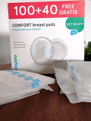 Babyono Comfort επιθέματα στήθους καινούργια, 140+16 τεμάχια