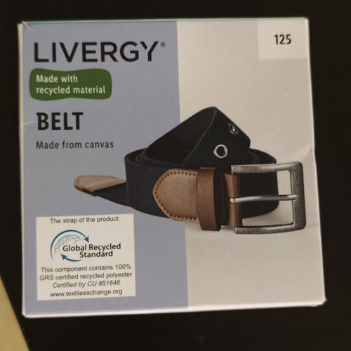 Men's fabric belt new, size 125