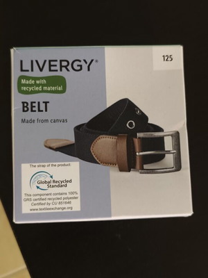Men's fabric belt new, size 125
