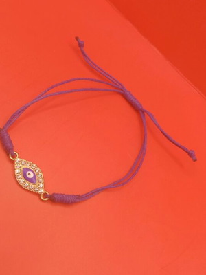 Women's bracelet new with eye and rhinestones