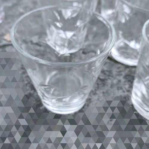 Glass wine glass set new