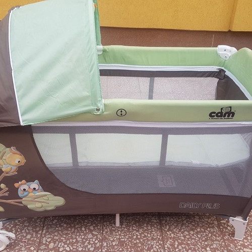 Cam Daily Plus playpen like new with Greco Strom mattress 120x60