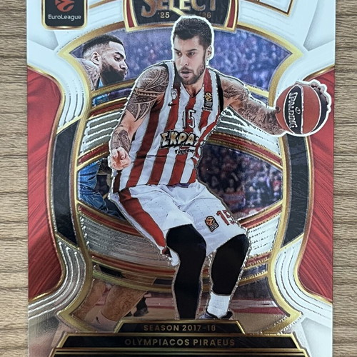 2025-26 Panini Select Euroleague Basketball Card Georgios Printezis like new