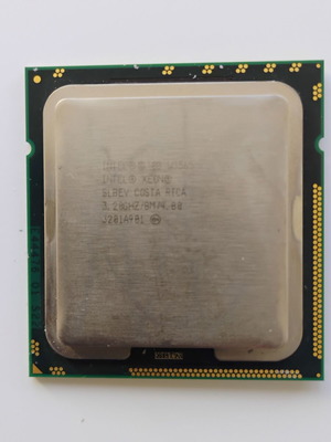 Intel Xeon W3565 processor used, 3.20GHz, LGA1366