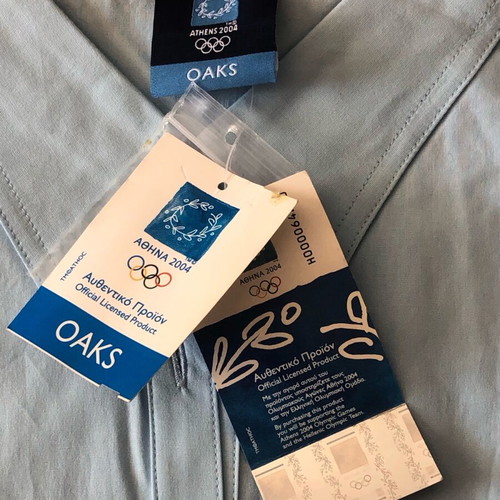 Olympic Games Athens 2004 shirt new, blue