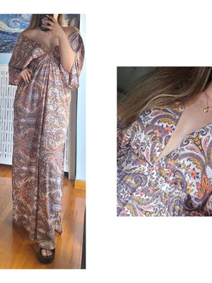 Boohoo Boho Dress like new, colorful, comfortable fit