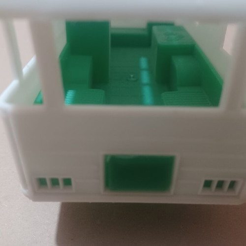 Vintage plastic toy caravan used