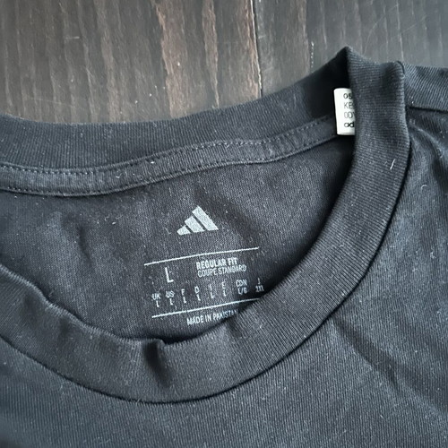 Adidas T Shirt new, black and pink, size L