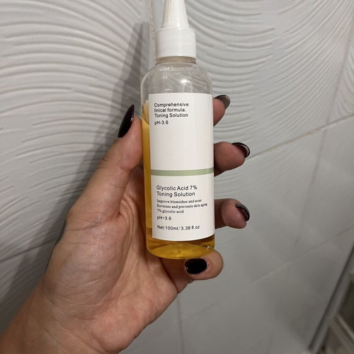 Serum Glycolic Acid 7% Toning Solution used