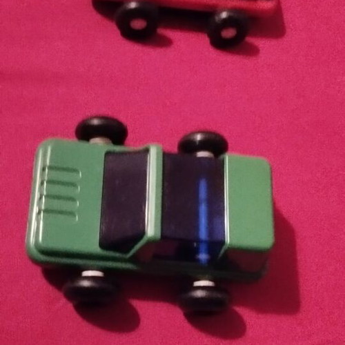 Space car toy cars used, set of 2, likely Grecostyl Greek made
