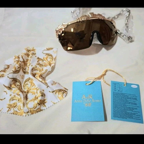Anna Dello Russo H and M sunglasses with chain new
