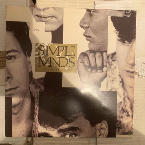 Simple Minds Once Upon a Time vinyl LP album used, electronic