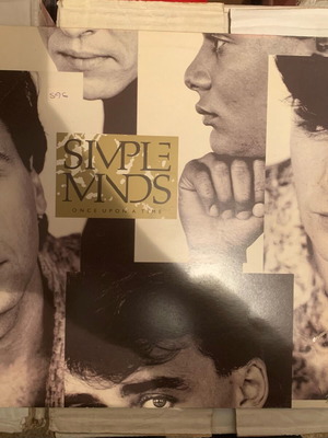 Simple Minds Once Upon a Time vinyl LP album used, electronic