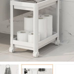 Practical wheeled shelf new in closed box