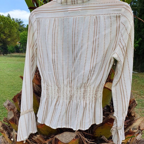 Stella Nova blouse used, 100% cotton, white, size S