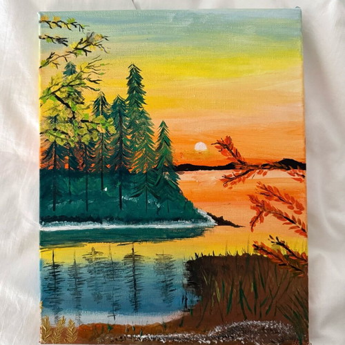 Painted canvas like new