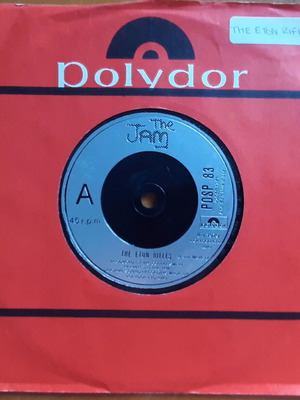 The Jam The Eton Rifles / See Saw single μεταχειρισμένο, αυθεντική UK επανέκδοση