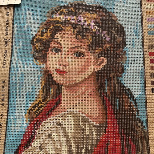 Canvas embroidery kits new, set of 2, 0.32x0.22 m each