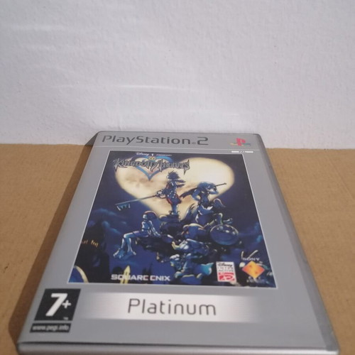 Kingdom Hearts platinum case and cover for Playstation 2 used