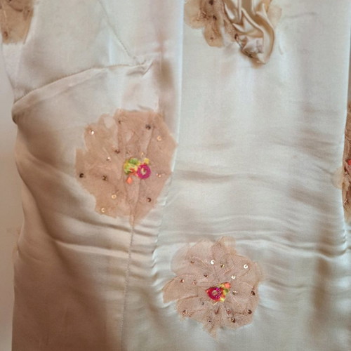 Γυναικείο τοπ Moda Per Duo μεταχειρισμένο, μπεζ εξώπλατο