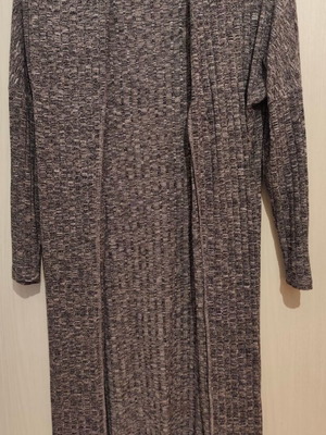 Long gray cardigan Vovelles used, one size