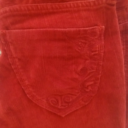 Replay women's corduroy pants new, red brick color, size 28