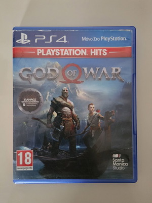 God of War PS4 game like new, Greek edition