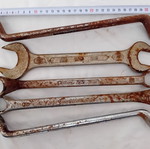 Large German polygon wrenches used, tools