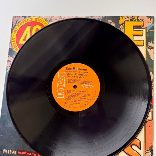 Elvis Presley 40 Greatest Hits 2xLP Greek Edition like new