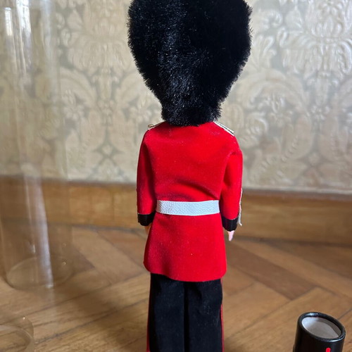 English Guard Doll and Matchbox New, Collectible