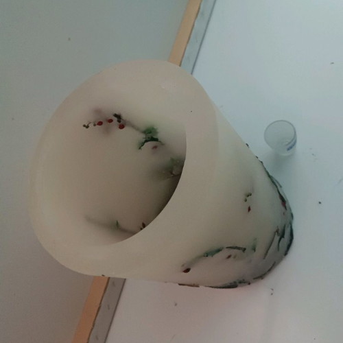 Wax tealight candle holder new, large