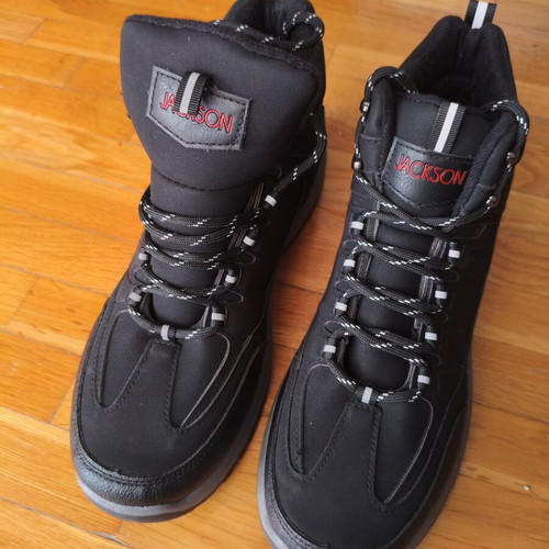 Jackson men's outdoor boots size 43 like new, black
