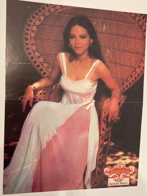 Ένθετο αφίσα Ornella Muti - Νίκος Παπαδόπουλος από περιοδικό Κατερίνα σαν καινούργιο