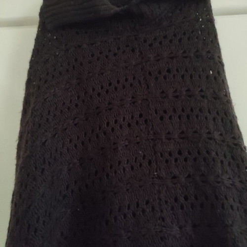 Knitted women's brown cape Sugah by Skondras S/M used
