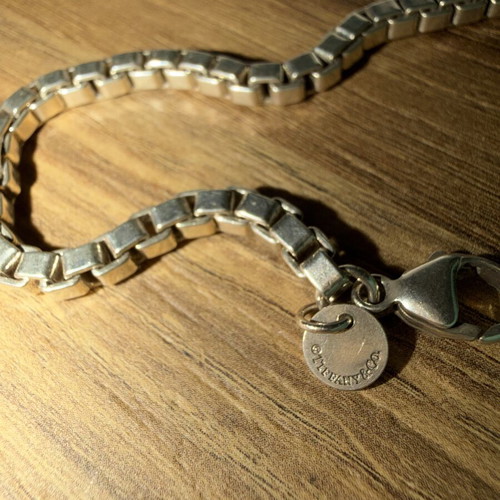 Tiffany Venetian Link Bracelet like new, silver
